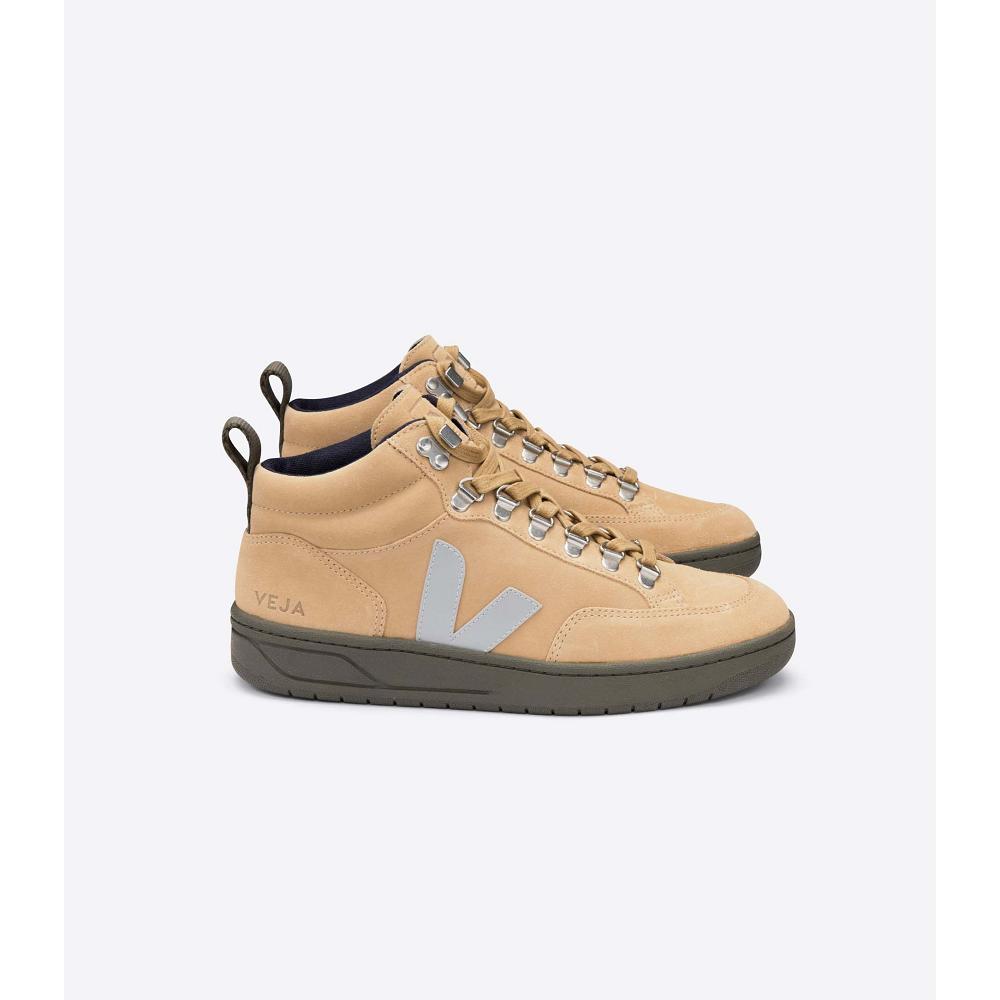 Women\'s Veja RORAIMA SUEDE High Tops Yellow | SG 363FDN